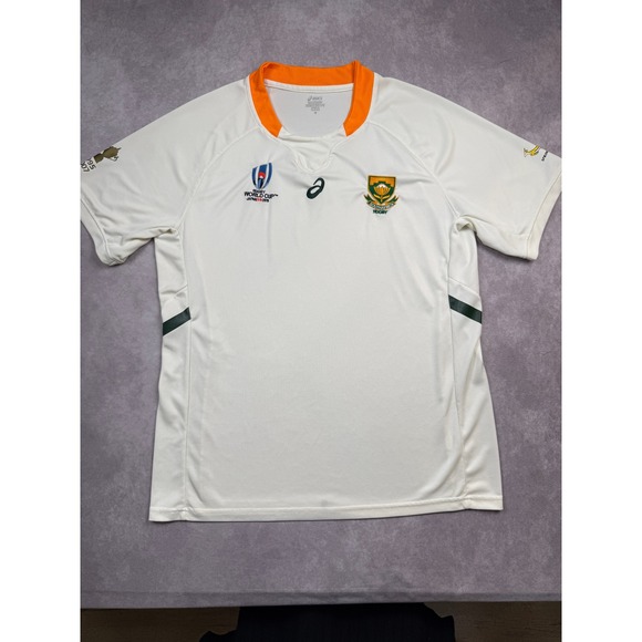 Asics Other - Asics South Africa Springboks Rugby World Cup 2019 Jersey White Men No Size Tag